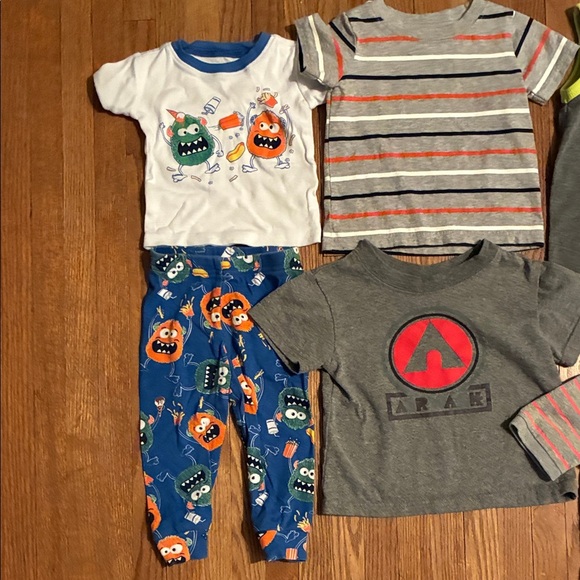 Assorted Kids Short Sleeve Tees, Romper and Pj - Picture 2 of 11